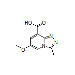 6-Methoxy-3-methyl-[1,2,4]triazolo[4,3-a]pyridine-8-carboxylic Acid