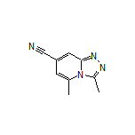 3,5-Dimethyl-[1,2,4]triazolo[4,3-a]pyridine-7-carbonitrile