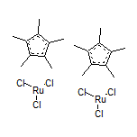 Dichloro(pentamethylcyclopentadienyl)ruthenium(III) Dimer