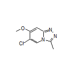 6-Chloro-7-methoxy-3-methyl-[1,2,4]triazolo[4,3-a]pyridine