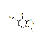 8-Fluoro-3-methyl-[1,2,4]triazolo[4,3-a]pyridine-7-carbonitrile