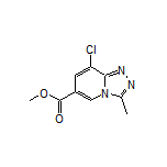 Methyl 8-Chloro-3-methyl-[1,2,4]triazolo[4,3-a]pyridine-6-carboxylate