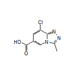 8-Chloro-3-methyl-[1,2,4]triazolo[4,3-a]pyridine-6-carboxylic Acid