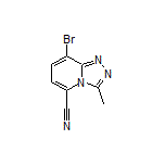 8-Bromo-3-methyl-[1,2,4]triazolo[4,3-a]pyridine-5-carbonitrile