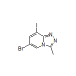 6-Bromo-8-iodo-3-methyl-[1,2,4]triazolo[4,3-a]pyridine