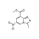 Methyl 3-Methyl-6-nitro-[1,2,4]triazolo[4,3-a]pyridine-8-carboxylate