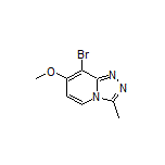 8-Bromo-7-methoxy-3-methyl-[1,2,4]triazolo[4,3-a]pyridine