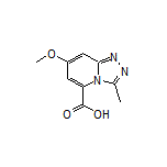 7-Methoxy-3-methyl-[1,2,4]triazolo[4,3-a]pyridine-5-carboxylic Acid