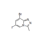 8-Bromo-6-iodo-3-methyl-[1,2,4]triazolo[4,3-a]pyridine