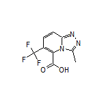 3-Methyl-6-(trifluoromethyl)-[1,2,4]triazolo[4,3-a]pyridine-5-carboxylic Acid