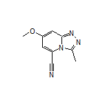 7-Methoxy-3-methyl-[1,2,4]triazolo[4,3-a]pyridine-5-carbonitrile