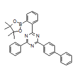 2-[4-(4-Biphenylyl)-6-phenyl-1,3,5-triazin-2-yl]phenylboronic Acid Pinacol Ester