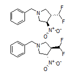 trans-1-Benzyl-3-(difluoromethyl)-4-nitropyrrolidine