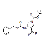 (3S,4R)-1-Boc-N-Cbz-4-(difluoromethyl)pyrrolidin-3-amine