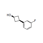 cis-3-(3-Fluorophenyl)cyclobutanol