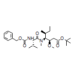 tert-Butyl (3R,4S,5S)-4-[(S)-2-(Cbz-amino)-N,3-dimethylbutanamido]-3-methoxy-5-methylheptanoate