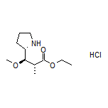 Ethyl (2R,3R)-3-Methoxy-2-methyl-3-[(S)-2-pyrrolidinyl]propanoate Hydrochloride