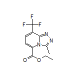 Ethyl 3-Methyl-8-(trifluoromethyl)-[1,2,4]triazolo[4,3-a]pyridine-5-carboxylate