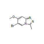 6-Bromo-7-methoxy-3-methyl-[1,2,4]triazolo[4,3-a]pyridine