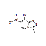 8-Bromo-3-methyl-7-nitro-[1,2,4]triazolo[4,3-a]pyridine