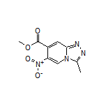 Methyl 3-Methyl-6-nitro-[1,2,4]triazolo[4,3-a]pyridine-7-carboxylate