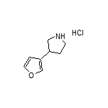 3-(Furan-3-yl)pyrrolidine Hydrochloride