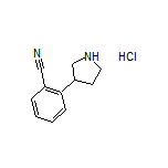 2-(3-Pyrrolidinyl)benzonitrile Hydrochloride