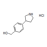 [4-(3-Pyrrolidinyl)phenyl]methanol Hydrochloride