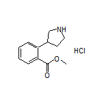 Methyl 2-(3-Pyrrolidinyl)benzoate Hydrochloride