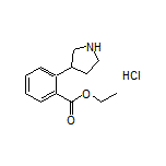 Ethyl 2-(3-Pyrrolidinyl)benzoate Hydrochloride