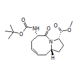 Methyl (3S,6S,10aR,Z)-6-(Boc-amino)-5-oxo-1,2,3,5,6,7,10,10a-octahydropyrrolo[1,2-a]azocine-3-carboxylate