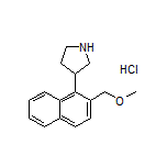 3-[2-(Methoxymethyl)-1-naphthyl]pyrrolidine Hydrochloride