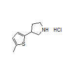 3-(5-Methyl-2-thienyl)pyrrolidine Hydrochloride