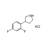 3-(2,4-Difluorophenyl)pyrrolidine Hydrochloride