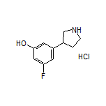 3-Fluoro-5-(3-pyrrolidinyl)phenol Hydrochloride