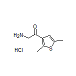 2-Amino-1-(2,5-dimethylthiophen-3-yl)ethanone Hydrochloride