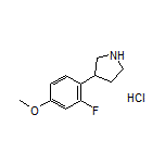 3-(2-Fluoro-4-methoxyphenyl)pyrrolidine Hydrochloride