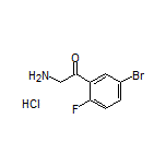 2-Amino-1-(5-bromo-2-fluorophenyl)ethanone Hydrochloride