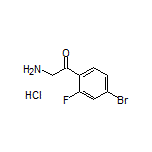 2-Amino-1-(4-bromo-2-fluorophenyl)ethanone Hydrochloride