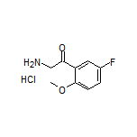 2-Amino-1-(5-fluoro-2-methoxyphenyl)ethanone Hydrochloride