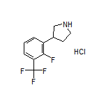 3-[2-Fluoro-3-(trifluoromethyl)phenyl]pyrrolidine Hydrochloride