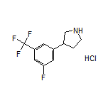 3-[3-Fluoro-5-(trifluoromethyl)phenyl]pyrrolidine Hydrochloride