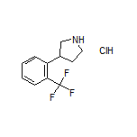 3-[2-(Trifluoromethyl)phenyl]pyrrolidine Hydrochloride