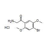 2-Amino-1-(4-bromo-2,5-dimethoxyphenyl)ethanone Hydrochloride