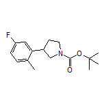 1-Boc-3-(5-fluoro-2-methylphenyl)pyrrolidine