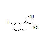 3-(5-Fluoro-2-methylphenyl)pyrrolidine Hydrochloride