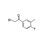 2-Bromo-1-(4-fluoro-3-methylphenyl)ethanone