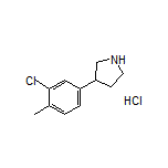 3-(3-Chloro-4-methylphenyl)pyrrolidine Hydrochloride