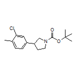 1-Boc-3-(3-chloro-4-methylphenyl)pyrrolidine