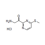 2-Amino-1-[4-(methylthio)pyrimidin-2-yl]ethanone Hydrochloride